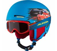 Alpina Zupo Set Disney Kinder-Skihelm Maschera da Sci Casco Snowboard Occhiali