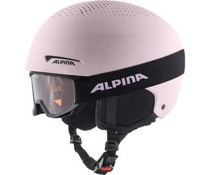 ALPINA ZUPO Set (+Piney), set di occhiali da sci e casco da sci di alta qualità, sicuro e robusto, per bambini