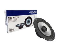 Alpine Altoparlante Singolo 1 Pezzo SXE-1725S per Auto 2Vie Coassiale 165mm 220W