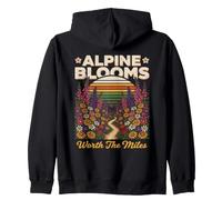 Alpine Blooms Worth The Miles Escursionismo Natura Felpa con Cappuccio