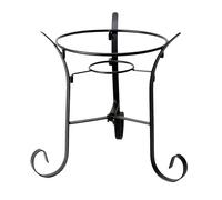 Alpine Corporation Supporto in Metallo per Interni ed Esterni, 25,4 cm, Colore: Nero