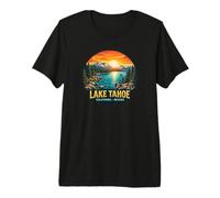 Alpine e Lake Tahoe Travel Designs Maglietta Premium