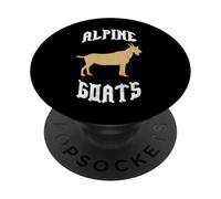 Alpine Goats Mountain Charm Rustico Fattoria Animale PopSockets PopGrip Adesivo