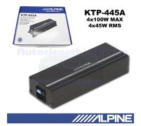 Alpine KTP-445A Plug & Play Amplificatore 4 canali 4x100 W 4x45 Wrms