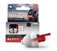 Alpine MotoSafe Race - Tappi da Gara - Tappi da Escursioni - Previeni i danni alle orecchie quando guidi la moto - Senti i rumori della strada - Materiale comodo ipoallergenico - Riutilizzabili