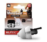 Alpine MotoSafe Tour - Tappi per Orecchie - Tappi da Gara ed Escursioni - Previeni i danni alle orecchie quando guidi la moto - Senti i rumori della strada - Comodi e riutilizzabili