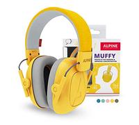Alpine Muffy - Cuffie anti-rumore, per bambini fino a 16 anni, comode, regolabile e regolabile, per prevenire disturbi uditivi, robuste e facili da riporre - giallo