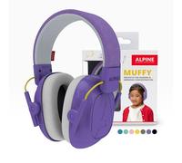 Alpine Muffy Kids - Cuffie protezione per bambini dai 5 ai 16 anni - Cuffia antirumore di qualità con fascia regolabile - Viola
