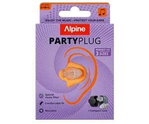 Alpine PartyPlug Tappi per le orecchie trasparenti - 3 paia