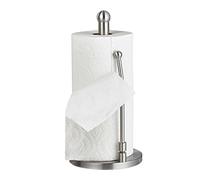 Alpine - Portarotolo di carta da banco, in acciaio inox, per casa, ufficio, bagno (acciaio-lite)