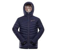 Alpine Pro Giacca invernale da uomo ultraleggera EROM con rivestimento funzionale impermeabile WR e un forte isolamento interno HI-THERM, Blu, XS