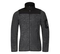 Alpine PRO LONEB - Maglione da uomo, in softshell, con chiusura lampo, a maniche lunghe, senza cappuccio, Activewear, da trekking, per attività all'aria aperta, per il tempo libero, Nero , L