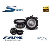 ALPINE S2-S40C KIT 2 VIE Woofer Tweeter 140W ALTOPARLANTI S-Serie 10cm (4”) 4x6"