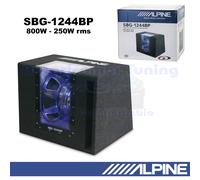 Alpine SBG-1244BP Subwoofer passivo Bass Reflex in cassa 30 cm 12'' 800W 4 Ohm