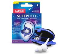 Alpine SleepDeep Tappi orecchie per dormire in gel morbido 27 dB riduzione del