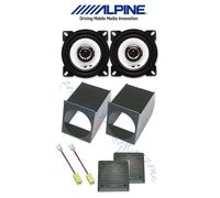 ALPINE SXE-1025S Kit 2 casse per FIAT PANDA 1 SERIE >2003 con ADATT E SUP 10cm
