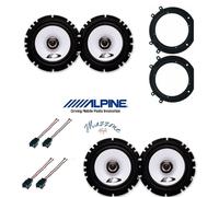 ALPINE SXE-1725S KIT 4 CASSE CITROEN JUMPY III 07 ANTE /P0STE SUPP/CONN AUTO