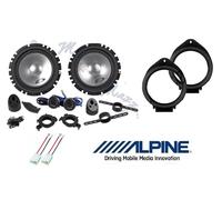 ALPINE SXE-1750S KIT 4 CASSE PER PEUGEOT 107 2005>14 ANT O POS CON SUP E CONNET