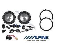 ALPINE SXE-1750S KIT 4 CASSE PER PEUGEOT 107 2005>14 ANT O POS CON SUP E CONNET