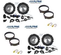 ALPINE SXE-1750S Kit 8 casse per ALFA ROMEO 159 con ADATTATORI E SUPPORTI AUTO