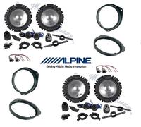 ALPINE SXE-1750S KIT 4 CASSE PER OPEL ASTRA 2013> ANT E POS CON SUP E CONNETTORI