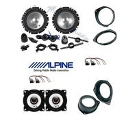 ALPINE SXE-1750S SXE-1025S KIT 6 CASSE OPEL ASTRA H 05> CORSA D 06> 16+10cm