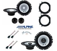 ALPINE SXE-1750S SXE-1725S KIT 6 CASSE CITROEN JUMPY III CONN/SUPP ALTOPARLANTI