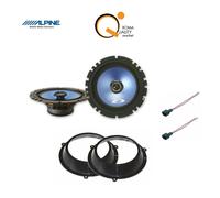 Alpine SXE-17C2 Coppia Altoparlanti Coassiali Auto FIAT PANDA 169 2 serie Front