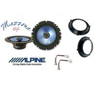 ALPINE SXE-17C2 Kit 2 casse FIAT PANDA 03>12 CONN/SUPP ANTE ALTOPARLANTI AUTO