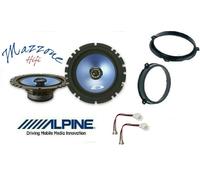 ALPINE SXE-17C2 Kit 2 casse FIAT PANDA 03>12 CONN/SUPP POST. ALTOPARLANTI AUTO