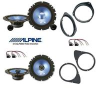 Alpine SXE-17CS Kit 4 casse FIAT PANDA 03>12 169 2 serie Front woofer Tweeter