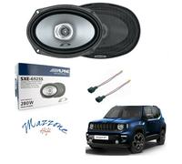 ALPINE SXE-6925S CASSE JEEP RENEGADE OVALI 2 VIE 6x9" 280 Watt AUTO ALTOPARLANTI