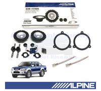 ALPINE SXE1750S Casse Altoparlanti 2vie Anteriori NISSAN NAVARA D22 1998 al 2004