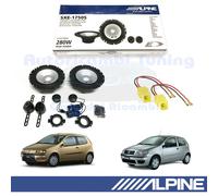 ALPINE SXE1750S Casse Altoparlanti Anteriore per FIAT PUNTO 188 dal 1999 al 2005