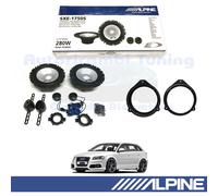 ALPINE SXE1750S Casse Altoparlanti Anteriori per AUDI A3 8P 5 PORTE