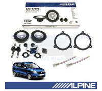 ALPINE SXE1750S Casse Altoparlanti Anteriori per DACIA LODGY dal 2012 in poi