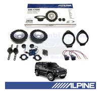 ALPINE SXE1750S Casse Altoparlanti Anteriori per HUMMER H3 e H3T