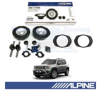 ALPINE SXE1750S Casse Altoparlanti Anteriori per JEEP RENEGADE DAL 2014>