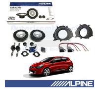ALPINE SXE1750S Casse Altoparlanti Anteriori per RENAULT CLIO IV 2012>