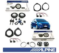 ALPINE SXE1750S + SXE1025S 6 Casse Altoparlanti Ant + Post per Fiat Grande Punto