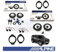 ALPINE SXE1750S SXE1725S Casse Altoparlanti Ant + Post per HUMMER H3 e H3T