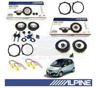 ALPINE SXE1750S + SXE1725S Casse Altoparlanti Ant+Post per LANCIA MUSA 2004>2012