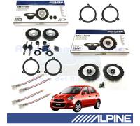 ALPINE SXE1750S SXE1725S Casse Altoparlanti Ant + Post per NISSAN MICRA IV