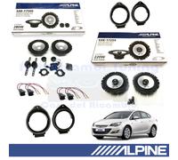 ALPINE SXE1750S SXE1725S Casse Altoparlanti Ant+Post per OPEL ASTRA J 2009>2015