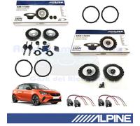 ALPINE SXE1750S + SXE1725S Casse Altoparlanti Ant + Post per OPEL CORSA F 2019>