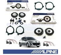 ALPINE SXE1750S + SXE1725S Casse Altoparlanti Ant+Post per PEUGEOT 207 06>15