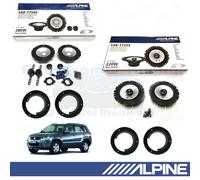 ALPINE SXE1750S + SXE1725S Casse Altoparlanti Ant + Post per SUZUKI GRAND VITARA