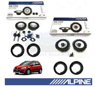ALPINE SXE1750S + SXE1725S Casse Altoparlanti Ant + Post per SUZUKI SX4