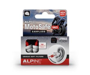 Alpine Tappi per orecchie da gara MotoSafe per motociclisti