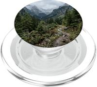 Alpine Valley River Bend Panorama Panoramica Montagna PopSockets PopGrip per MagSafe